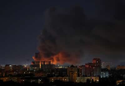 Image for Ukrainian capital Kyiv under missile attack, two injured, mayor says