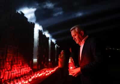 Image for EU top diplomats arrive in Ukraine to mark Bucha massacre