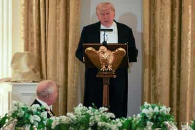 Image for Trump says King Charles does not want Iran to have nuclear weapon