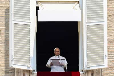 Image for Pope Leo praises US history of welcoming immigrants at 250th anniversary