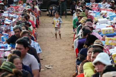 Image for Thai parties tap nationalist mood as Cambodia clashes roil rural voters