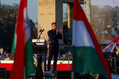 Image for Hungary’s opposition leader wants probe into alleged intelligence move against Tisza