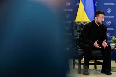 Image for Zelenskiy, Wall Street executives hold talks on Ukraine's reconstruction
