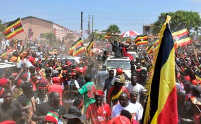 Image for Ugandan police to probe reports of officers beating opposition supporters