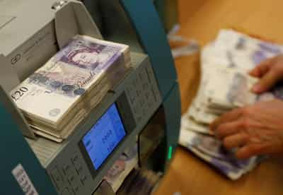Image for Sterling at one-month high vs dollar before economic data