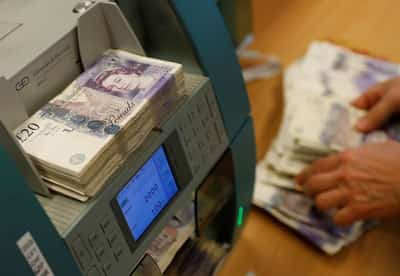 Image for Sterling at one-month high vs dollar before economic data