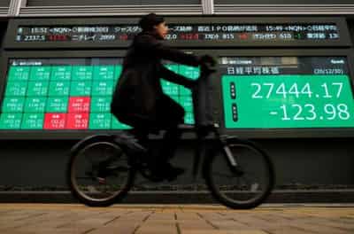 Image for Asian shares mixed, dollar strong as investors eye Fed meeting