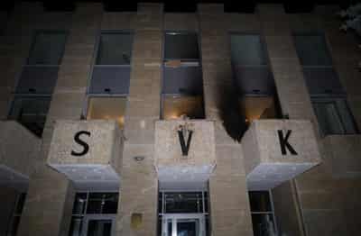 Image for Suspect in attack on Russia's Prague cultural centre turns himself in