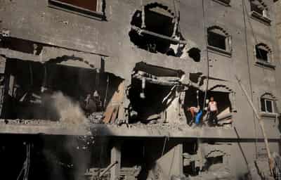 Image for Israeli fire kills two young children in Gaza, medics say