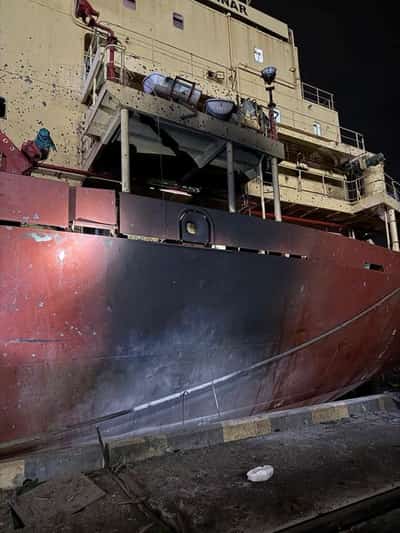 Image for Four killed in Russian strike on grain vessel in Odesa port, Ukraine says