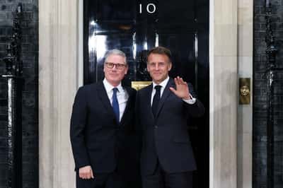 Image for Outgoing UK PM Starmer given France's top honour by President Macron
