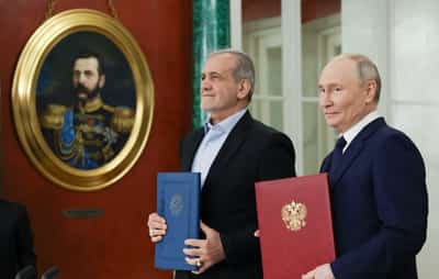 Image for Iran parliament approves strategic pact with Russia