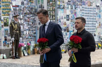 Image for NATO chief warns young Russians they would die in Ukraine war