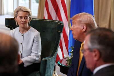 Image for EU's von der Leyen: 15% the 'best we could get'