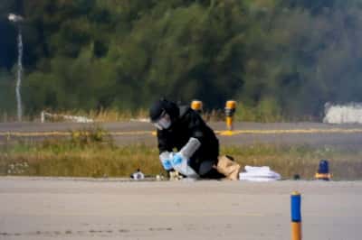 Image for German prosecutor says airport drone was fitted with explosive device
