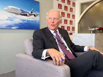 Image for Emirates airline sees air travel equilibrium in 2023