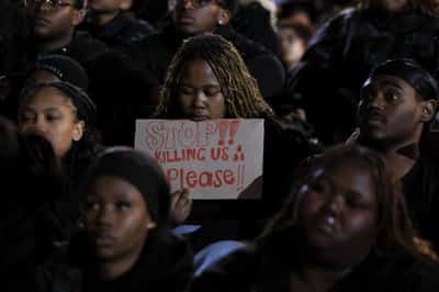 Image for After deaths of nine women, South Africans gather to run, mourn and demand change