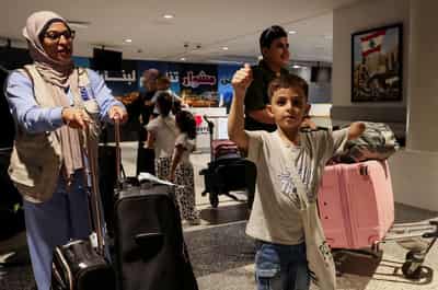 Image for Missing limbs and loved ones, Gazan children begin treatment journey abroad