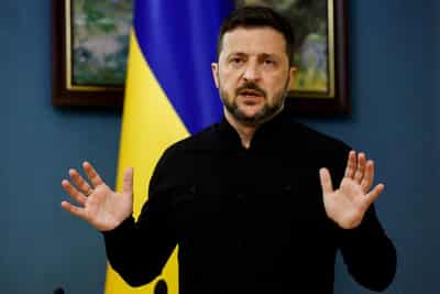 Image for Ukraine's Zelenskiy offers Russia more talks next week
