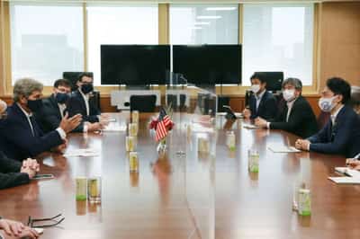 Image for U.S. climate envoy Kerry visits Japan, China for talks on emissions