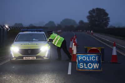 Image for UK police say no explosive devices found in airbase probe