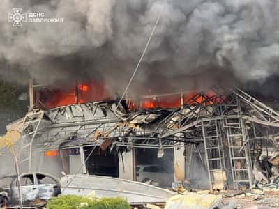 Image for Russian attack kills two in Ukraine's Zaporizhzhia, governor says