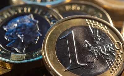 Image for Sterling at two-year peak versus euro after PMI data
