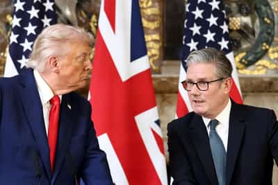 Image for UK's Starmer speaks with US President Trump on Middle East