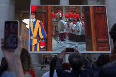 Image for Doors of Sistine Chapel close, conclave to elect new pope starts