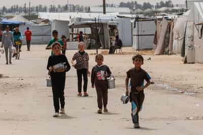 Image for One in 10 children in its clinics are malnourished, UN Palestinian refugee agency says