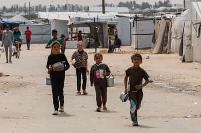 Image for One in 10 children in its clinics are malnourished, UN Palestinian refugee agency says