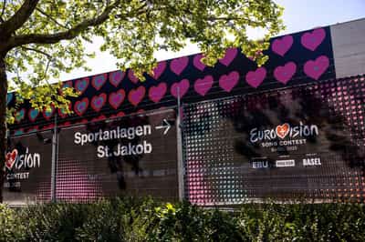 Image for Swiss Eurovision stirs familiar controversy over Israeli entry, LGBTQ+ flags