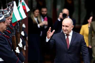 Image for Bulgaria votes as pro-Russian former president leads the polls