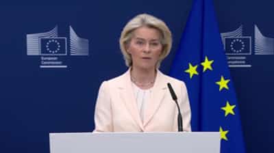Image for Only lasting solution in Iran is a diplomatic one, von der Leyen says