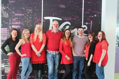 Image for TRUE TELECOM STAFF RAISES A TOTAL OF £1000 FOR RED NOSE DAY 2015