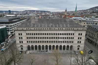 Image for Swiss National Bank raises rates, says bank crisis stopped