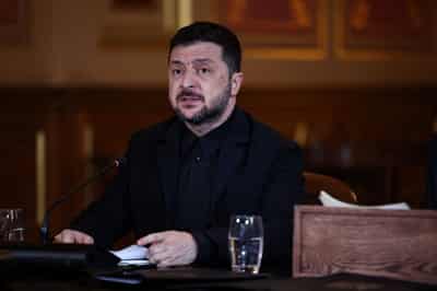 Image for Ukraine will have to find a way to produce air defences, Zelenskiy says