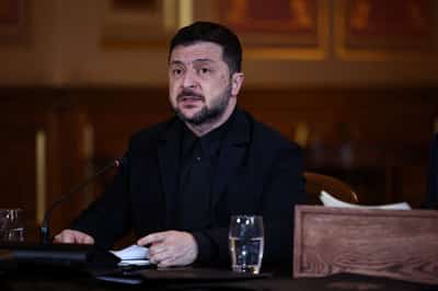 Image for Ukraine will have to find a way to produce air defences, Zelenskiy says