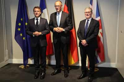 Image for Britain, France, Germany move closer to giving Russian assets to Ukraine