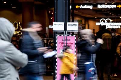 Image for Euro zone April inflation revised down to 7.4%; still a record high