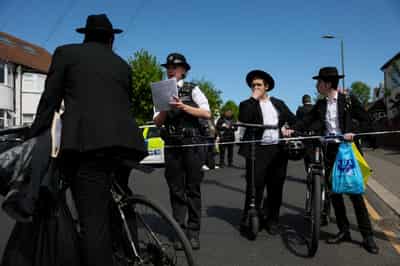 Image for UK man appears in court over stabbing of two Jewish men in London
