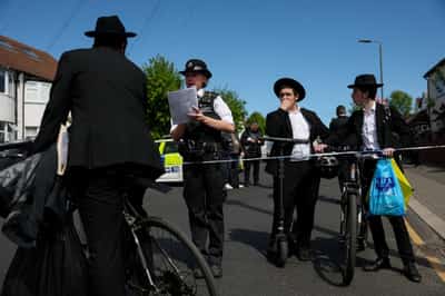 Image for UK man appears in court over stabbing of two Jewish men in London