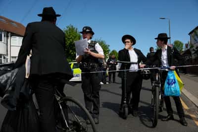 Image for UK man appears in court over stabbing of two Jewish men in London