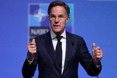 Image for Exclusive-NATO's Rutte brushes off disputes between Trump and allies