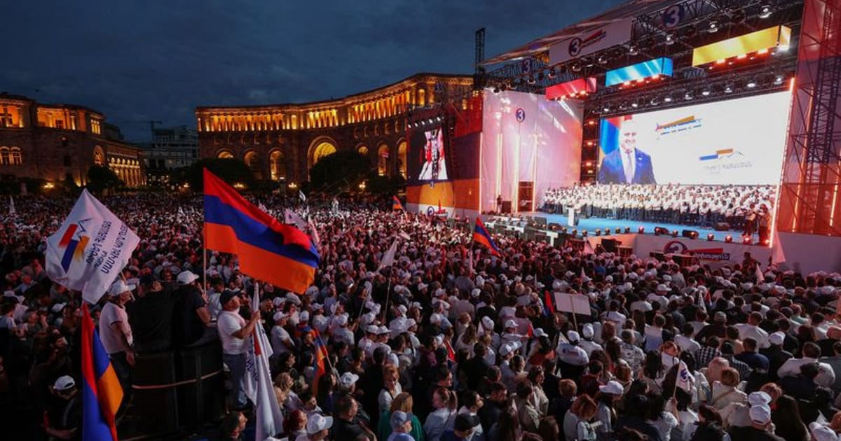 Armenia arrests six candidates for pro-Russian opposition day before vote