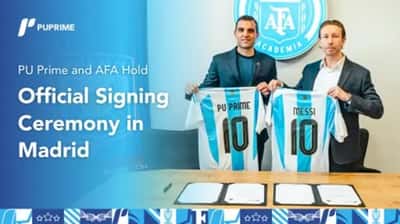 Image for PU Prime and Argentina Football Association Celebrate Official Signing Ceremony in Madrid