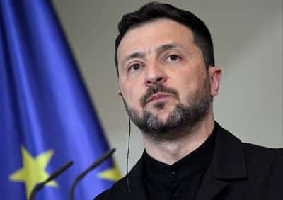 Image for Book-fair browser Zelenskiy picks up new title: 'To Kill A Tyrant'