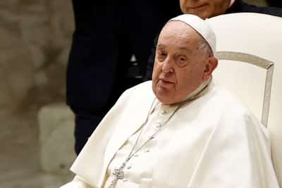 Image for Pope Francis is improving slightly, has no fever, Vatican says