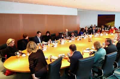 Image for German coalition parties at loggerheads as budget crisis grows