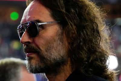 Image for Comedian Russell Brand appears in court on rape and sex assault charges